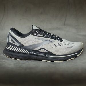 Brooks Adrenaline GTS 23 Mens Size 9.5 2E Gray Athletic Running Shoes Sneakers